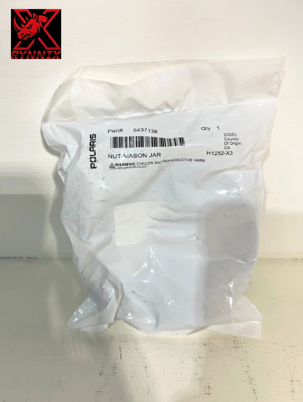 Polaris Mason Jar Nut, Part 5437138 (8- 002593 ) PZ